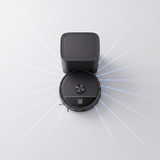 Robot aspirateur laveur SmartSweep Station, cartographie laser Lidar vue de dessus